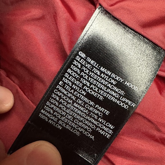 The North Face Jacket Womens Small Red Hooded Softshell Rain Coat Ski NF0A2TJL - Picture 8 of 13